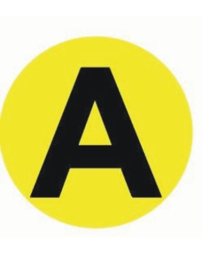 Наклейка B d=20мм EKF PROxima (an-2-9-1) в Октябрьском Аксессуары для стоек и шкафов Pintop.ru