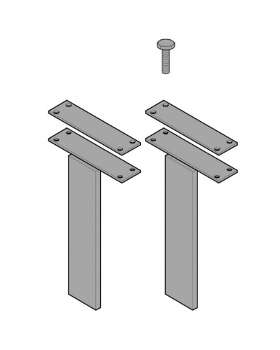 Кронштейны крепления створок C003 Came 119RICX014 в Октябрьском Запчасти для шлагбаумов и автоматики Pintop.ru