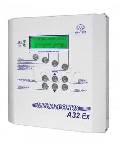 Прибор адресно-аналоговый приемно-контрольный охранно-пожарный и управления взрывозащищенный Юнитест Минитроник А32.Ех в Октябрьском Системы охраны взрывоопасных объектов Pintop.ru