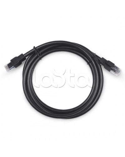 Патч-корд U/UTP, категория 6a, 2xRJ45/8p8c, неэкран. армир. гофр. стальной лентой, черный, РЕ, внешний, 3м Cabeus PC-ARM-UTP-RJ45-Cat.6a-3m-PE в Октябрьском Патчкорды (медные) Pintop.ru