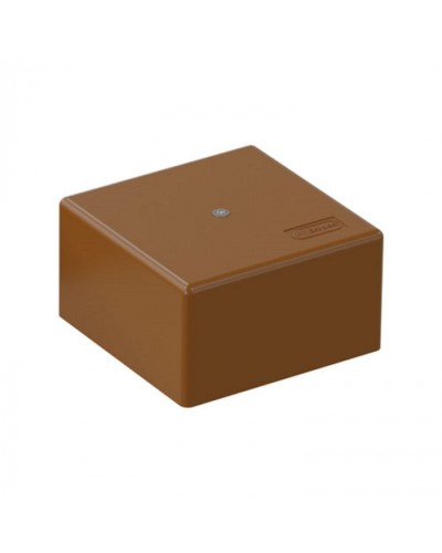 SD3 Коробка распределительная для о/п, для монтажного пистолета 75x75x40мм, (корич.) Экопласт (72932B) в Октябрьском Распределительные коробки Pintop.ru