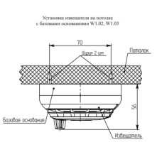Рубеж Базовое основание W1.03 (в упаковке)