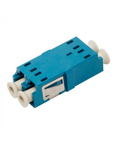 Адаптер оптический LC, SM, корпус SC без фланцев, дуплексный LANMASTER (LAN-2LCS/NF-AM-SM) в Октябрьском Проходные адаптеры и розетки оптические Pintop.ru