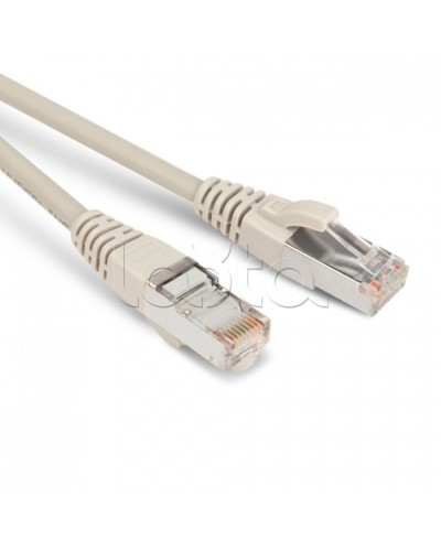 Патч-корд RJ45-RJ45, 4 пары, STP, кат.5е, LSZH (3м) Hyperline PC-LPM-STP-RJ45-RJ45-C5e-3M-LSZH-GY в Октябрьском Патчкорды (медные) Pintop.ru