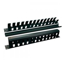 Органайзер кабельный 19" c крышкой на 24 порта, 2U TWT TWT-ORG/CV24-2U