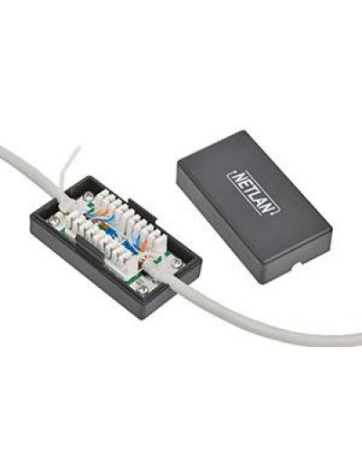 Соединитель кабельный типа IDC-IDC (KRONE) кат.5е (10 шт/уп) NETLAN EC-UCB-IDC-UD2-BK-10 в Октябрьском Коннекторы Pintop.ru