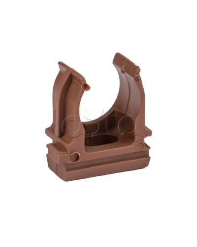 Крепеж-клипса d25 мм (10 шт) темное дерево EKF-Plast (derj-z-25d) в Октябрьском Держатели, клипсы, скобы Pintop.ru