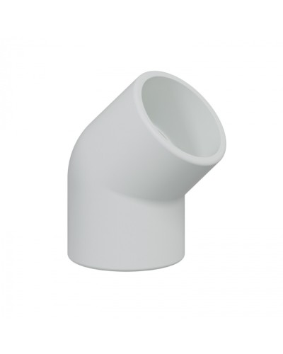Поворот 45гр., дляаспирационной системы D25мм, АБС, цвет белый (10шт) Экопласт (49225-10W) в Октябрьском Пожарные извещатели Pintop.ru