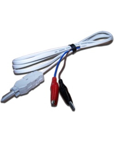 Шнур тестовый для плинтов, 2-х полюсный LSA/Крокодил TWT-LSA-P2-CR2-1.5m в Октябрьском Коммутационные изделия Pintop.ru