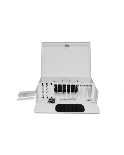 Бокс оптический Hyperline FO-WBX-12xSLT-W140H42-96UN-GY в Октябрьском Кросс оптический Pintop.ru