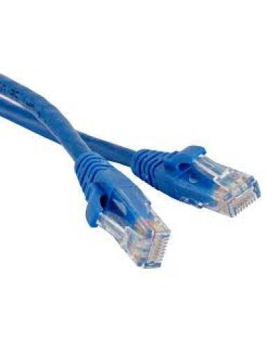 Патч-корд RJ45 - RJ45, 4 пары, UTP, категория 5е, 15 м, синий, LSZH LANMASTER LAN-PC45/U5E-15-BL в Октябрьском Патч-корды и пигтейлы Pintop.ru
