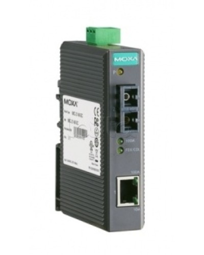 Медиаконвертер Ethernet 10/100BaseTX в 100BaseFX (SC) Moxa IMC-21-S-SC в Октябрьском Медиаконвертеры Pintop.ru