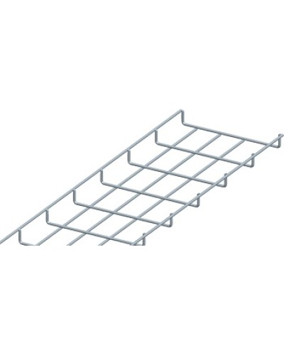 Лоток проволочный 25х150мм, Ф3.8мм, оцинкованный (3 м) LANMASTER LAN-MT25x150-3.8EZ в Октябрьском Кабельные лотки Pintop.ru