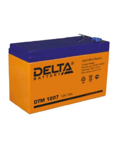 Аккумулятор свинцово-кислотный Delta DTM 1207 в Октябрьском Электротехническое оборудование Pintop.ru