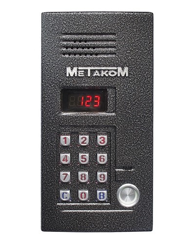 Блок вызова домофона Метаком MK2012-TM4EV в Октябрьском Блоки вызова многоабонентные Pintop.ru
