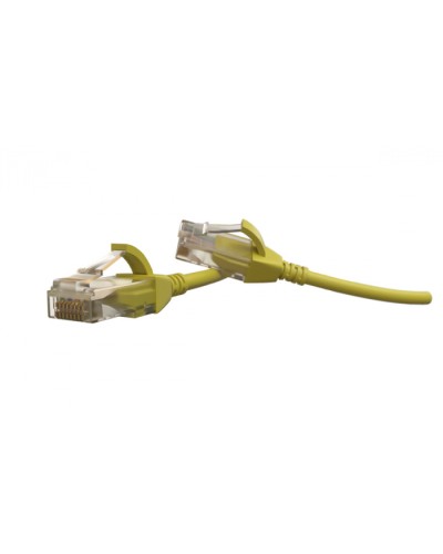 Патч-корд U/UTP Hyperline (PC-LPT-UTP-RJ45-RJ45-C6-3M-LSZH-YL) в Октябрьском Патчкорды (медные) Pintop.ru