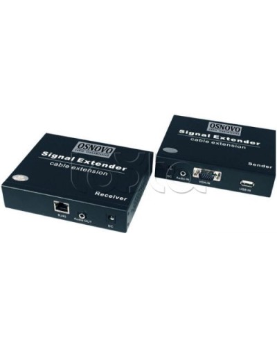 Комплект (передатчик+приемник) для передачи VGA OSNOVO TLN-VKM/1+RLN-VKM/1(ver.2) в Октябрьском Видеоусилители, Модуляторы, Делители Pintop.ru