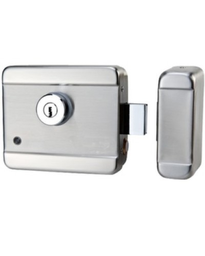 Замок моторного типа электромеханический накладной универсальный AccordTec AT-EL201A в Октябрьском Электромеханические замки Pintop.ru