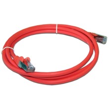 Патч-корд RJ45 - RJ45, 4 пары, FTP, категория 6, 1.5 м, красный, LSZH LANMASTER LAN-PC45/S6-1.5-RD