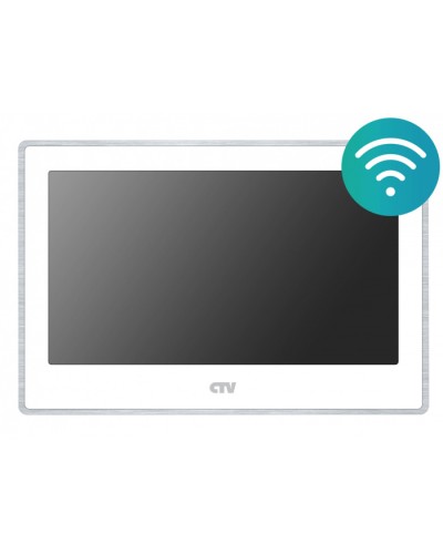 Монитор видеодомофона CTV-M5702NG белый в Октябрьском Абонентские видеоустройства Pintop.ru