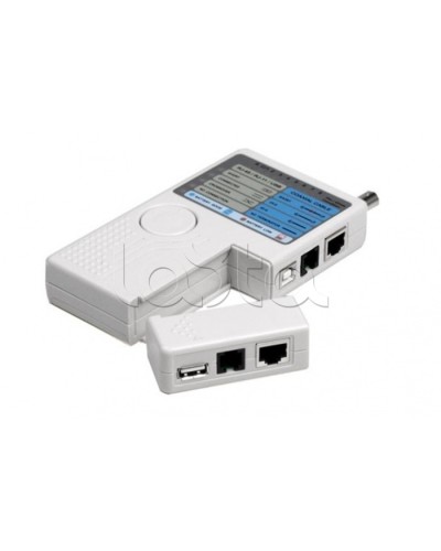 Тестер Кабеля универсальный RJ-45+RJ-11+RJ-12+USB+BNC (HT-2468B) REXANT 12-1003 в Октябрьском Тестеры для систем видеонаблюдения Pintop.ru