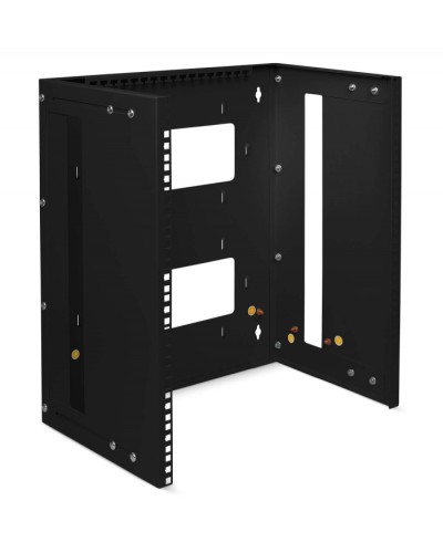 Кронштейн настенный 19 12U, цвет черный Cabeus NC-12U-BK в Октябрьском Аксессуары для стоек и шкафов Pintop.ru