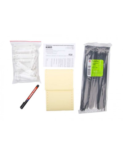 Комплект маркировочный пластмассовый КМП ССД (120808-00041) в Октябрьском Аксессуары для кабель-канала Pintop.ru