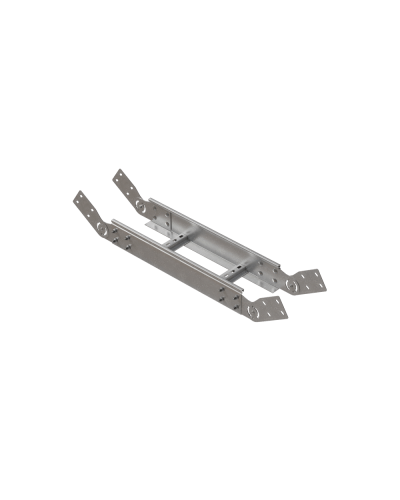 Вертикальный шарнирный угол 100х800х2,0 мм N КМ-профиль (LSHL100-800-2.0 N) в Октябрьском Аксессуары для лотков Pintop.ru