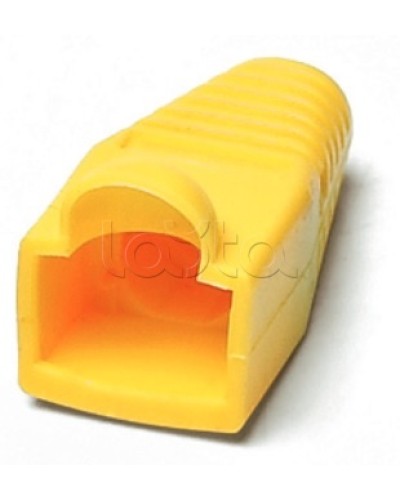 Колпачок изолирующий для разъемов RJ-45 желтый (10шт.) Hyperline BOOT-YL-10 в Октябрьском Коннекторы Pintop.ru