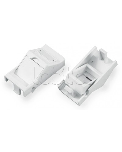 Вставка угловая 45x22.5 для 1 модуля формата Keystone Jack Hyperline SIP2A-1K-M45-22.5 в Октябрьском Модули Keystone Pintop.ru