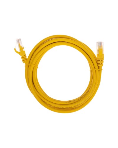 Патч-корд U/UTP, CAT 6, RJ45-RJ45, 26AWG, LSZH, желтый, 3м REXANT 02-0295-3 в Октябрьском Патчкорды (медные) Pintop.ru