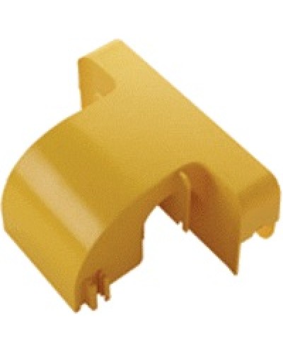 Спуск кабельный под лоток 120 мм с крышкой, желтый LANMASTER LAN-OT120-OB в Октябрьском Аксессуары для кабель-канала Pintop.ru