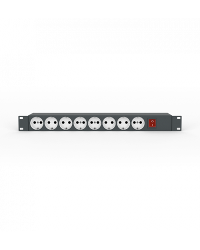 Блок розеток 1U, 8 розеток Sonar RD-8 (pwc) в Октябрьском 19 оборудование (рэковое/стоечное) Sonar Pintop.ru