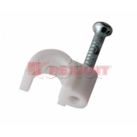 Крепеж кабеля круглый 8мм (10шт/уп) REXANT 07-4008