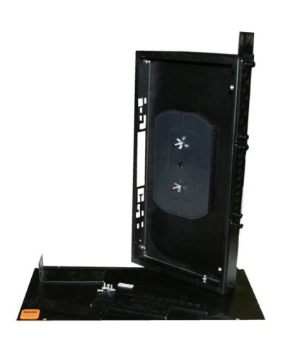 Бокс оптический Hyperline FO-19R-1U-3xSLT-W140H42-24UN-BK в Октябрьском Кросс оптический Pintop.ru