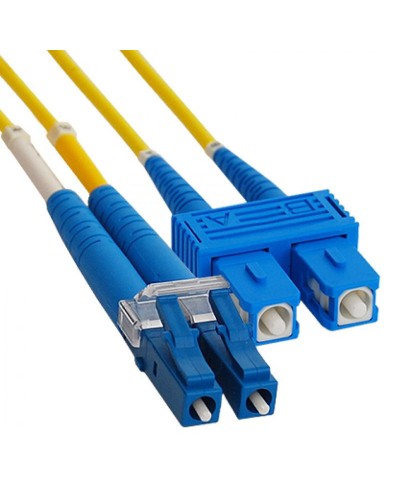 Патч-корд оптический переходной (SM), 9/125 (OS2), LC/UPC-SC/UPC, (Duplex), LSZH, 2м REXANT 50-2410 в Октябрьском Патч-корды оптические Pintop.ru