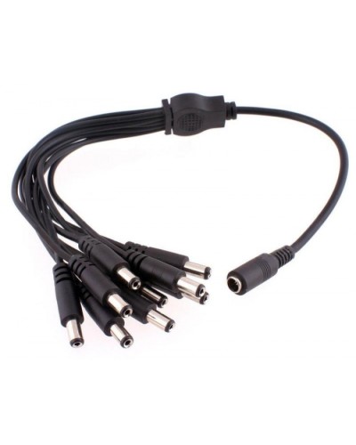 Разветвитель питания на 9 разъемов 2,1*5,5 мм REXANT (14-0317) в Октябрьском Системы видеонаблюдения Pintop.ru