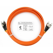 Шнур оптический duplex FC-FC 62,5/125 mm 5м LSZH Cabeus FOP-62-FC-FC-5m