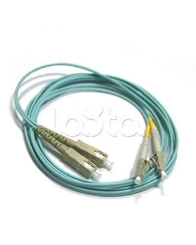Патч-корд оптический LANMASTER LAN-LC-SС/OM3-5.0 в Октябрьском Патч-корды и пигтейлы Pintop.ru