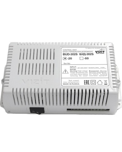 Блок управления и питания Vizit БУД-302S-20 в Октябрьском Блоки управления многоабонентные Pintop.ru