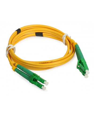 Шнур оптический duplex LC/APC-LC/APC 9/125 sm 7м LSZH Cabeus FOP(d)-9-LC/APC-LC/APC-7m в Октябрьском Патч-корды оптические Pintop.ru