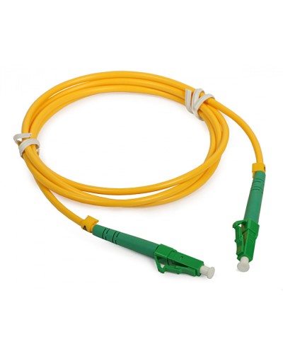 Шнур оптический simplex LC/APC-LC/APC 9/125 SM 1 м LSZH Cabeus FOP(s)-9-LC/APC-LC/APC-1M в Октябрьском Патч-корды оптические Pintop.ru