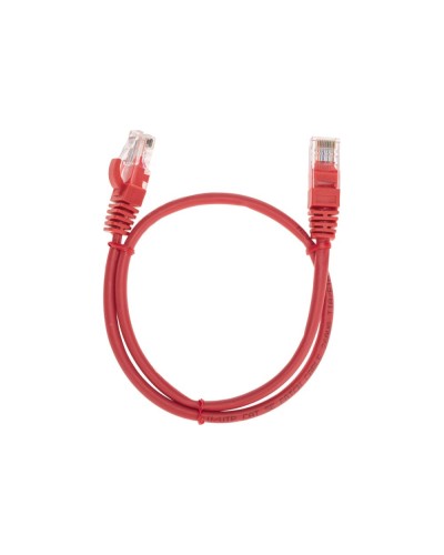 Патч-корд U/UTP, CAT 5e, RJ45-RJ45, 26AWG, LSZH, красный, 0,5м REXANT 02-0103-05 в Октябрьском Патчкорды (медные) Pintop.ru