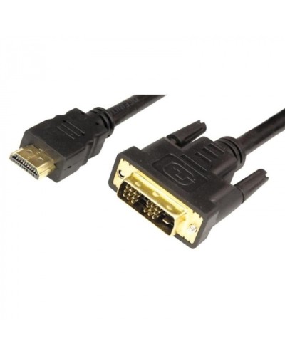 Шнур HDMI - DVI-D gold с фильтрами 2 м (10шт/уп) REXANT 17-6304 в Октябрьском Патч-корды и пигтейлы Pintop.ru