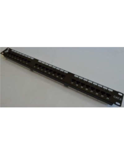 Патч-панель Lanmaster 24 порта с индикаторами, UTP, кат.6, 1U LANMASTER LAN-PPi24U6 в Октябрьском Патч панель Pintop.ru