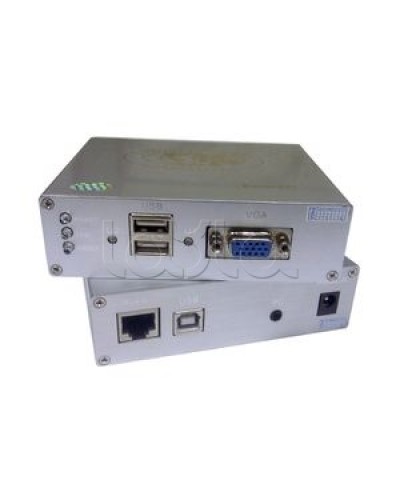 Комплект для передачи VGA, Клавиатура, Мышь, до 100 м OSNOVO TA-VKM/3+RA-VKM/3(ver.2) в Октябрьском Видеоусилители, Модуляторы, Делители Pintop.ru