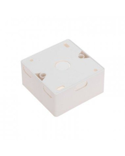 Короб накладной для лицевых панелей 80х80 под 2 модуля 45х22,5 Mosaic 03-0126 в Октябрьском Распределительные коробки Pintop.ru