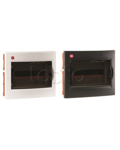 Щиток встраив.с двер.12мод.,IP41,бел., с клем.блок.1х87512 и замком DKC (81912) в Октябрьском Распределительные коробки Pintop.ru