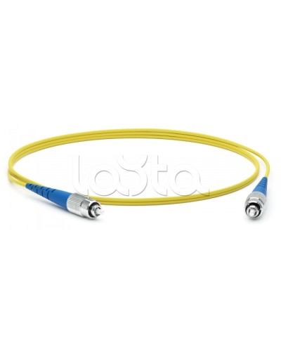 Патч-корд волоконно-оптический Hyperline FC-S2-9-FC/UR-FC/UR-H-1M-LSZH-YL в Октябрьском Патч-корды оптические Pintop.ru