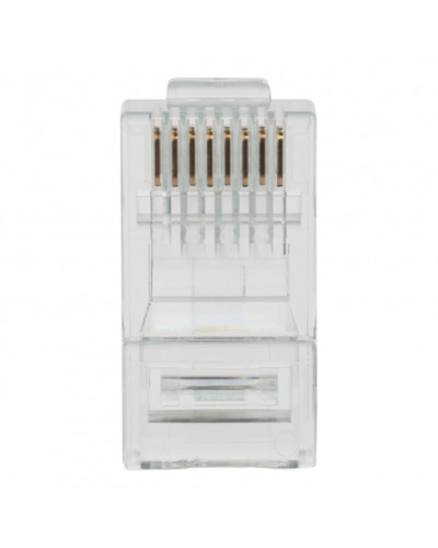 Коннектор (вилка) UTP кат.6 8P8C универсальная, 15U, 3 зубца, упак 100 шт Datarex DR-3003 в Октябрьском Коннекторы Pintop.ru